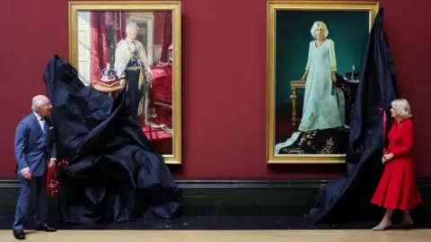 King and Queen unveil Coronation portraits