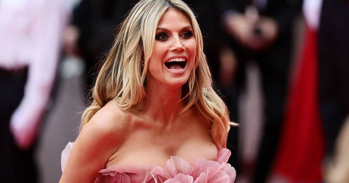 Braless Heidi Klum almost suffers wardrobe malfunction as stars risks complaint at Cannes
