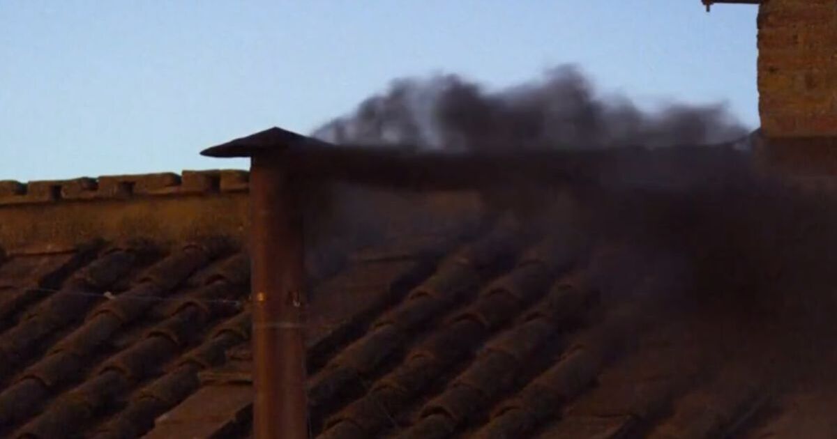 Conclave fails to elect new pope as black smoke rises above the Vatican