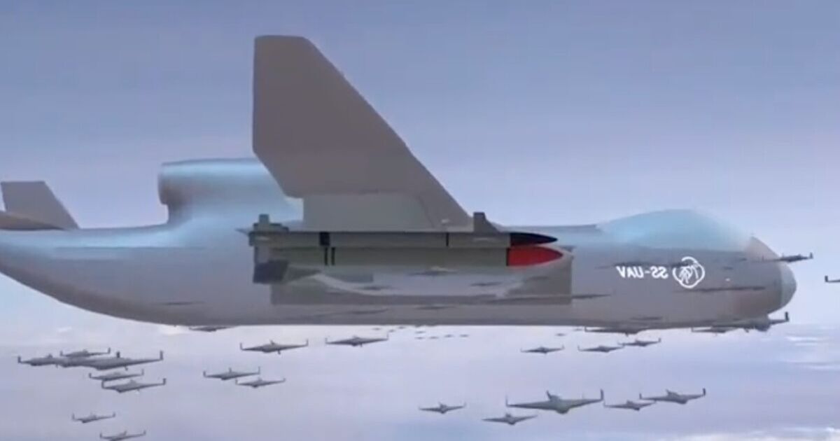 First pictures of China’s terrifying mothership with 100 ‘kamikaze drones&#039;