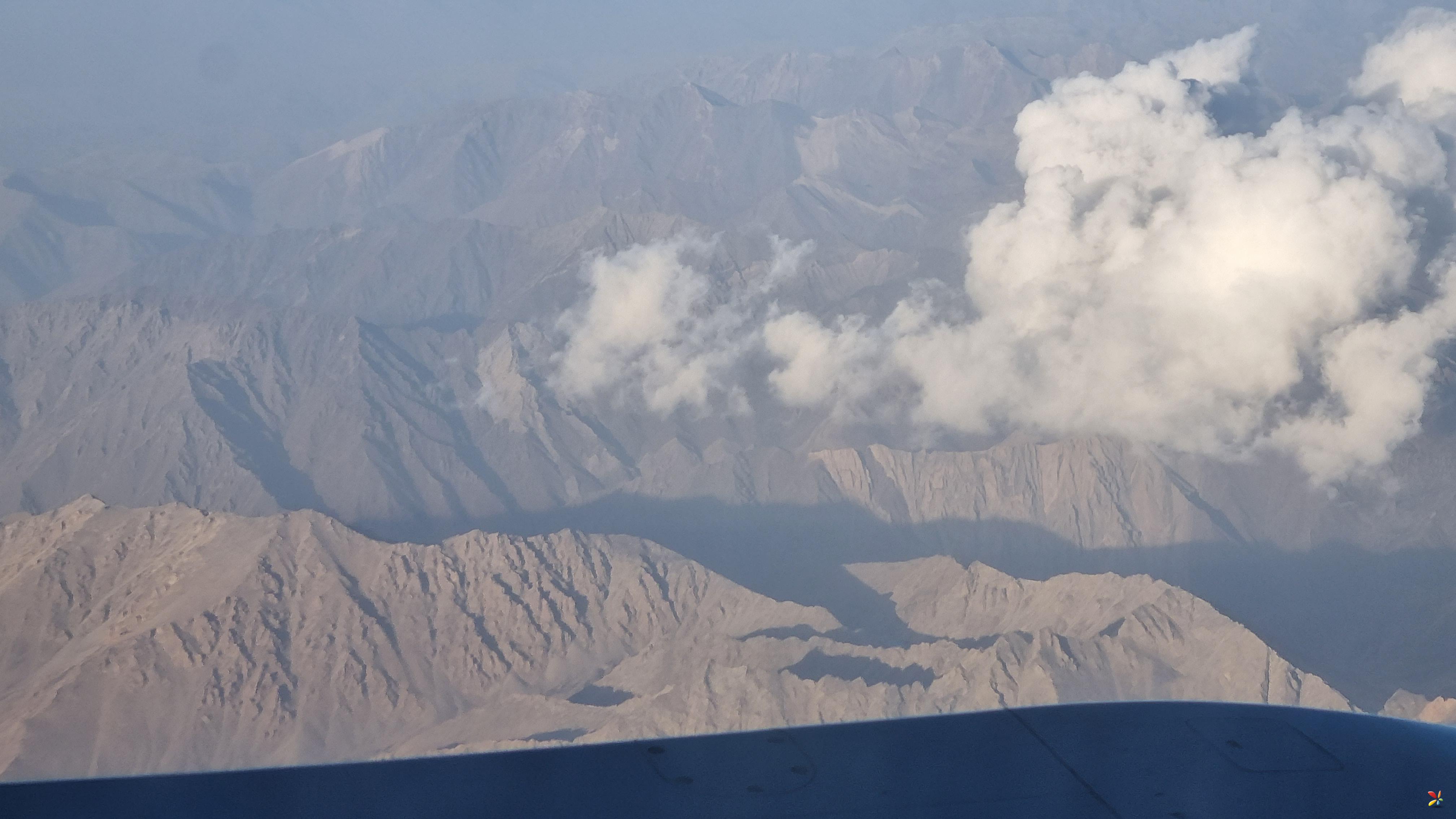 Flying over Afghanistan   