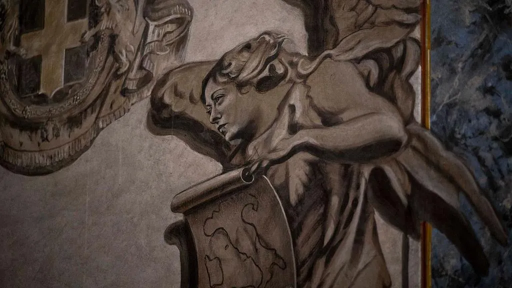 Restored angel fresco resembling Italian PM Meloni sparks investigation