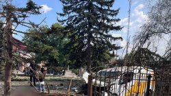 Russian air strike kills 24 in pension queue, Ukraine says