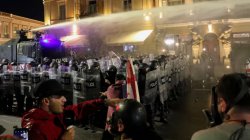 Georgia protesters try to storm Tbilisi presidential palace