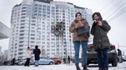 Ukraine sees quieter night as Trump says Putin will not attack its cities