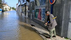 Europe feels the impact of weeks of wet weather and freezing cold