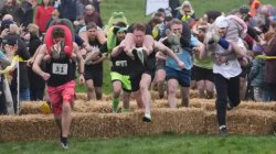 Finnish duo win wacky wife-carrying race