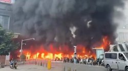 Watch: BBC correspondent at crash scene as rescuers work among wreckage