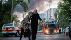 Kyiv hit by barrage of drone strikes as Putin rejects Trump&#039;s truce bid