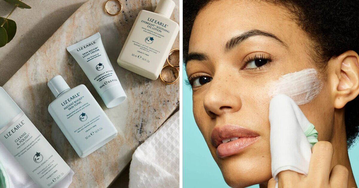 Liz Earle set that &#039;leaves skin glowing&#039; is 40% off in flash sale today only