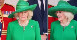 Queen Camilla wows in emerald green as she joins King Charles for French State Visit