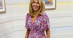 Kate Garraway wow GMB fans and looks &#039;pretty in pink&#039; in flattering animal print dress