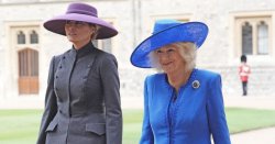 Queen Camilla wears glittering £8 million brooch to kick off state visit