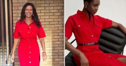 Ranvir Singh looks stunning in unusual Karen Millen dress that&#039;s £46 off at Debenhams
