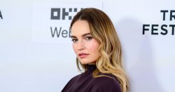 Downton Abbey&#039;s Lily James strips naked to mark end of filming new movie