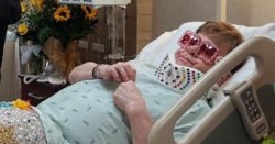 Elton John shares photos in hospital bed as fans left terrified for pop legend