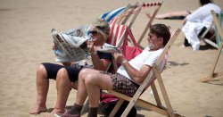 Mum spots beach is empty during 30C heatwave and then realises why