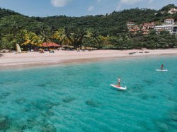 I visited most beautiful Caribbean island with crystal clear waters and coral reefs