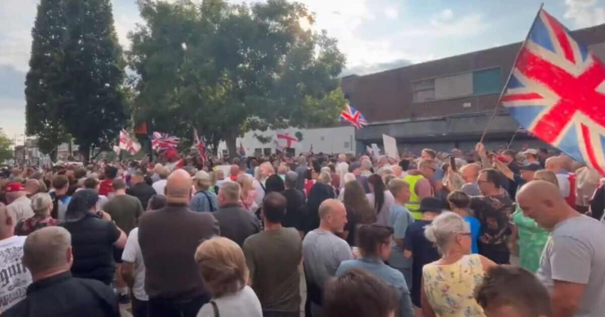 Fury erupts in another UK town as hundreds object to &#039;utterly inappropriate&#039; migrant plans