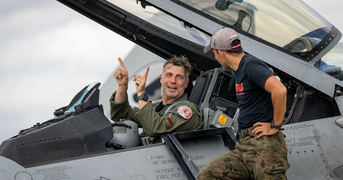 F16 pilot killed in horror air show crash named as decorated squadron leader