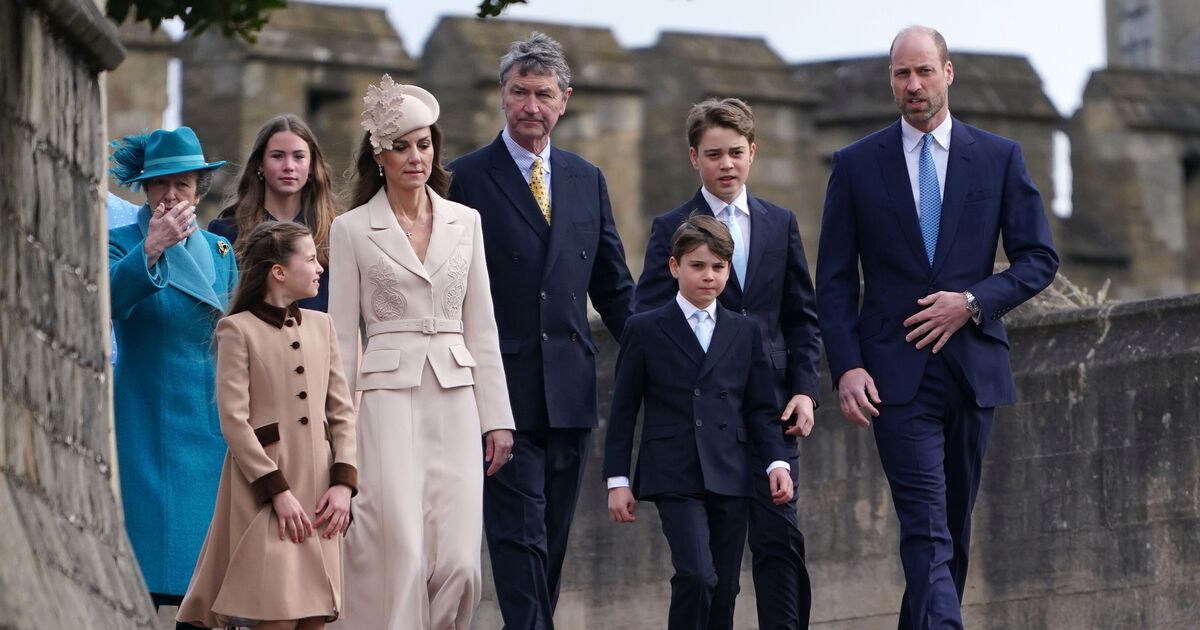 Full list of 18 members of the Royal Family at Easter Sunday - and those missing