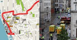 Water Street Liverpool map: Where the crash took place as 27 rushed to hospital