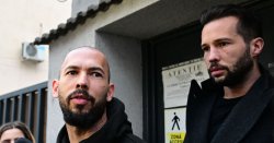 Andrew Tate and his brother Tristan charged with rape in the UK