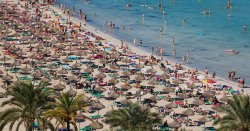 Holiday hotspot bows to protests and strips beaches of 1,700 sunbeds