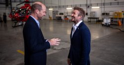 David Beckham sends adorable message to Prince William days after knighthood