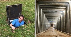 Dad builds £50k <b class='text-danger'>underground</b> bunker in garden as WW3 fears soar &#039;It&#039;s not just a man cave&#039;