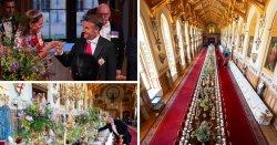 Incredible pictures show hidden details of King Charles's glittering State Banquet