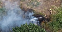 London wildfire tears through suburb as 80 firefighters contain blaze &#039;It&#039;s huge&#039;
