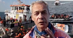 Nigel Farage loses it as he watches migrant boats arrive in UK - &#039;not on our streets!&#039;