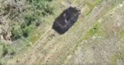 Ukraine takes out terrifying Russian ‘tsar tank’ with help of ‘60 drone strikes’