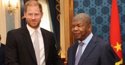 First pictures of Prince Harry&#039;s trip to Angola released as Duke to recreate iconic moment