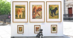 Is that a Poo-casso? Doggy themed ‘National Pooptrait Gallery’ pops up in London
