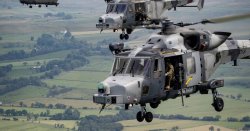 Dramatic pictured show RAF helicopters in action during major exercise