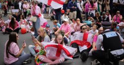 Migrant protests LIVE: Dozens of women and children gather outside asylum <b class='text-danger'>hot</b>el