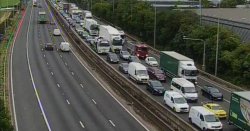 M5 traffic LIVE: Major motorway shut after crash with 6 miles of queues backed up