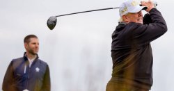 Donald Trump branded &#039;golf cheat&#039; after &#039;illegal&#039; move during round