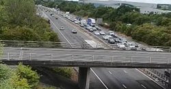 M5 traffic LIVE: Long delays as motorbike and car crash near Worcester