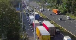 M6 traffic LIVE: Long delays near Manchester as crash sparks huge queues