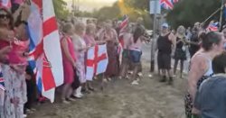 Cheshunt protest LIVE: Hundreds join anti-migrant march as protester &#039;hit by car&#039;