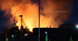 Liverpool fire: Huge blaze rips through massive manor house as roof collapses