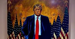 Donald Trump&#039;s new &#039;Satanic themed&#039; White House portrait sparks outrage