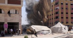 Israel Gaza LIVE: Moment Palestinians flee crumbling building as new attack launched