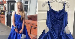 Real-life Cinderella&#039; leaves prom in tears after &#039;bully tears dress to pieces
