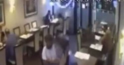 Five rushed to hospital after &#039;petrol bomb&#039; attack on Indian restaurant