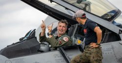 F16 pilot killed in horror air show crash named as decorated squadron leader