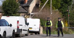 Man, 54, arrested on suspicion of murder after three die in Northants blaze